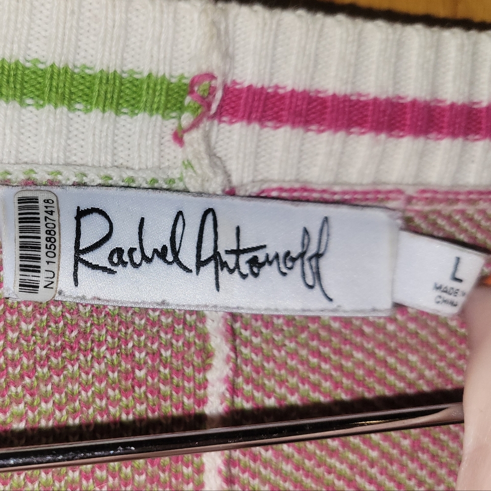 Rachel Antonoff Whimsical Vegetable Print Cardigan L - Picture 6 of 6